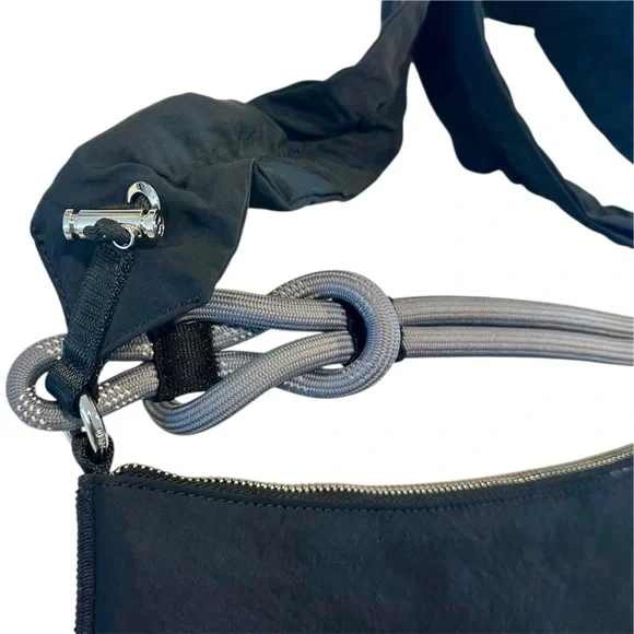 lululemon athletica Black and Gray Convertible Crossbody Bag - Picture 6 of 13